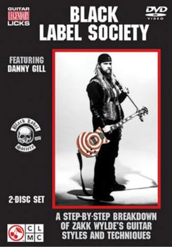 DVD Black Label Society: Guitar Legendary Licks DVD Book