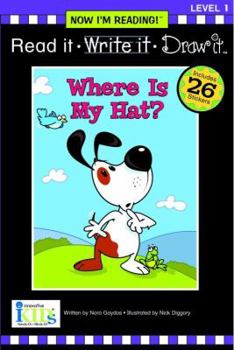 Paperback Where Is My Hat? [With Sticker(s)] Book