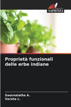 Paperback Proprietà funzionali delle erbe indiane [Italian] Book