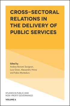 Hardcover Cross-Sectoral Relations in the Delivery of Public Services Book