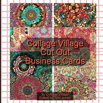 Paperback Collage Village Cut Out Business Cards Book