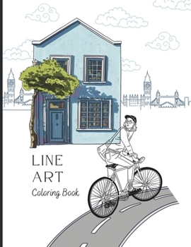 Paperback Line Art Coloring Book