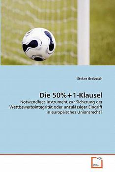 Paperback Die 50%+1-Klausel [German] Book