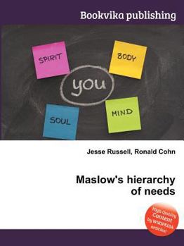 Paperback Maslow's Hierarchy of Needs Book