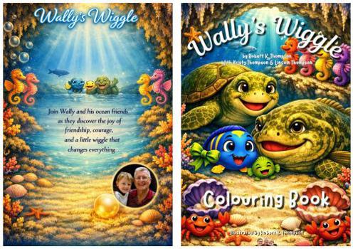 Paperback Wally's Wiggle Coloring Book