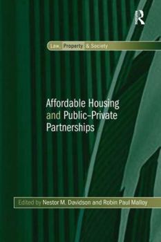 Hardcover Affordable Housing and Public-Private Partnerships Book