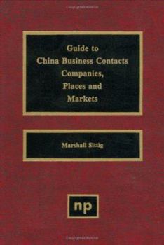 Hardcover Guide to China Business Contacts Co. Book