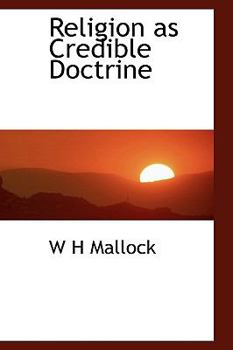 Hardcover Religion as Credible Doctrine Book