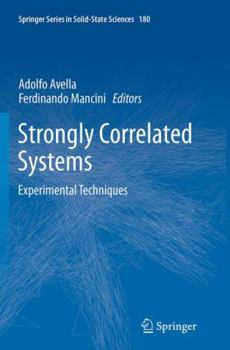 Paperback Strongly Correlated Systems: Experimental Techniques Book
