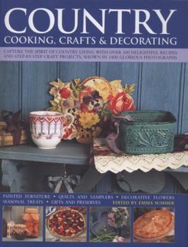 Hardcover Country Cooking, Crafts & Decorating Book