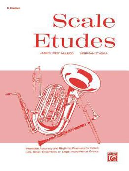 Paperback Scale Etudes: B-flat Clarinet Book