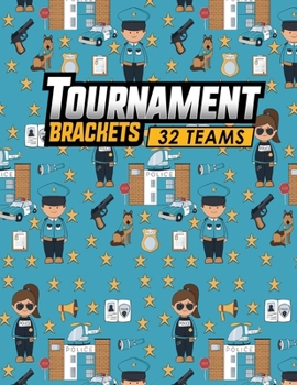 Paperback Tournament Brackets - 32 Teams Book
