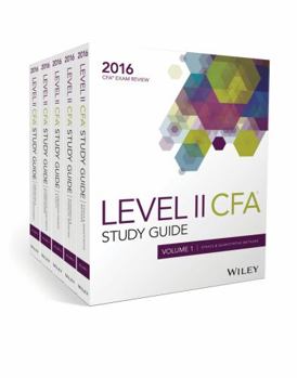 Paperback Wiley Study Guide for 2016 Level II CFA Exam: Complete Set Book