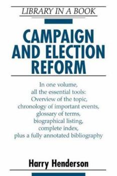 Hardcover Campaign and Election Reform Book