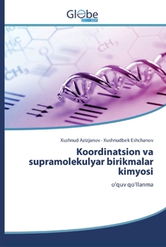 Paperback Koordinatsion va supramolekulyar birikmalar kimyosi Book