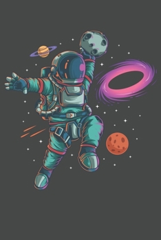 2020 Week To View Dated Planner Diary: Astronaut Basketball Dunking 6x9 Inches Paperback