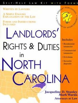 Paperback Landlords' Rights & Duties in North Carolina: With Forms Book