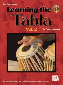 Paperback Learning the Tabla, Volume 2 [With CD (Audio)] Book