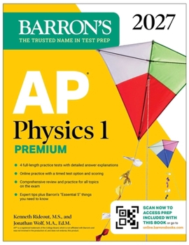Paperback AP Physics 1 Premium, 2027: Prep Book with 4 Practice Tests + Comprehensive Review + Online Practice Book