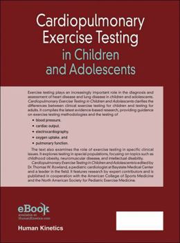 Hardcover Cardiopulmonary Exercise Testing in Children and Adolescents Book