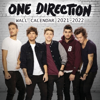 Paperback 2021-2022 ONE DIRECTION Wall Calendar: One Direction's High Quality Photos (8.5x8.5 Inches Large Size) 18 Months Wall Calendar Book