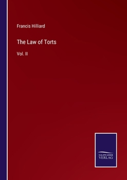 Paperback The Law of Torts: Vol. II Book