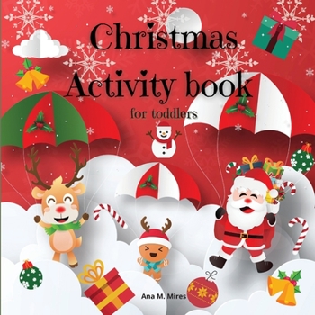 Paperback Christmas activity book for toddlers [Large Print] Book