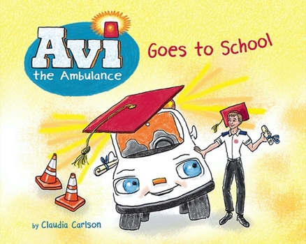 Paperback AVI the Ambulance Goes to School Book