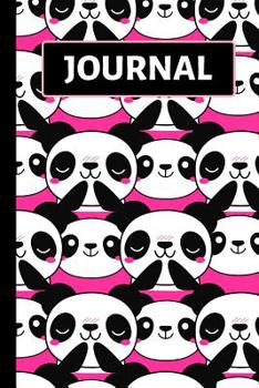 Paperback Journal: Pink Panda Journal / Notebook for Girls, Teens, Women to Write in Book