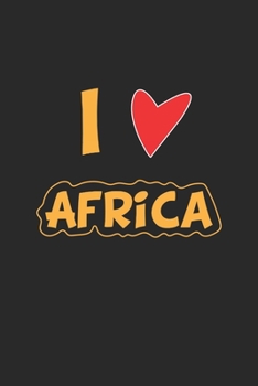 Africa: Notebook, Journal | Gift Idea for Globetrotters and Travel Fans | checkered | 6x9 | 120 pages