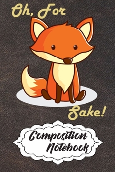 Composition Notebook: 110 Blank Lined Papers - 6x9 Personalized Customized Elephant Composition Notebook Journal Gift For Fox Lovers