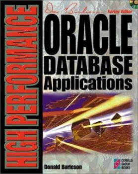 Paperback High Performance Oracle Database Applications, with CD-ROM Book