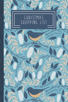 Paperback Christmas Shopping List: Family Gift Tracker - Pinecones Book