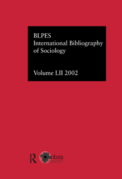 Hardcover Ibss: Sociology: 2002 Vol.52 Book