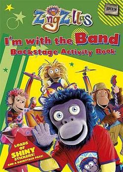 Paperback Zing Zillas: I'm with the Band Backstage Pass Sticker Activity Book
