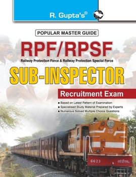 Paperback Rpf/Rpsf: Sub Inspector (Executive) Recruitment Exam Book