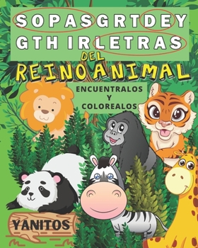 Paperback Sopas de Letras del Reino Animal: Encuéntralos y coloréalos [Spanish] Book