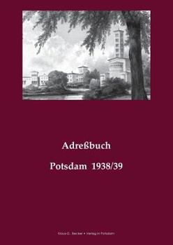 Paperback Adre?buch Potsdam 1938/39 [German] Book