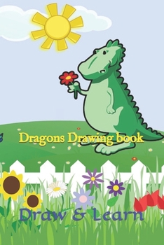 Paperback Dragons Drawing book: Drawing Cute Dragons Book