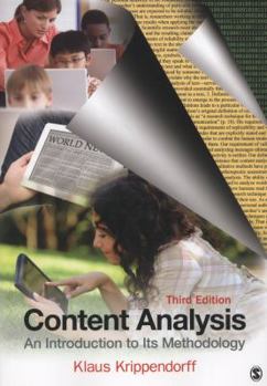 Paperback Content Analysis: An Introduction to Its Methodology Book