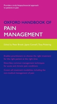 Hardcover Oxford Handbook of Pain Management Book