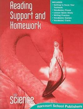 Paperback Harcourt Science: Reading Support & Homework Student Edition Grade 4 Book