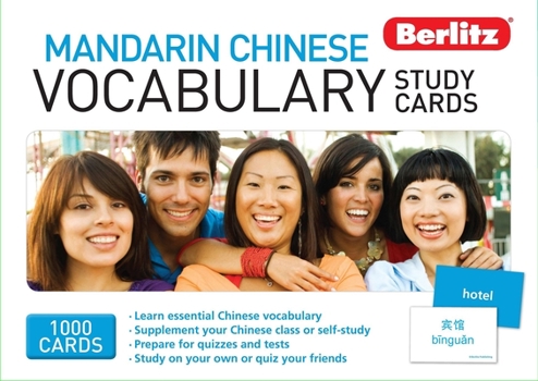 Cards Berlitz Language - Mandarin Chinese Vocabulary Study Cards (Chinese and English Edition) Book