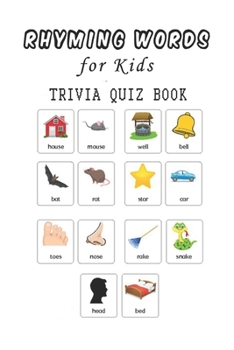 Paperback Rhyming Words for Kids: Trivia Quiz Book