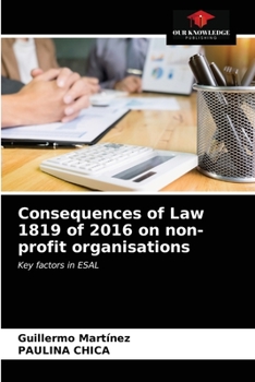 Paperback Consequences of Law 1819 of 2016 on non-profit organisations Book
