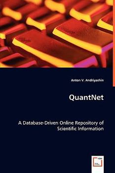 Paperback QuantNet - A Database-Driven Online Repository of Scientific Information Book