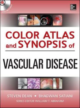 Hardcover Color Atlas and Synopsis of Vascular Disease [With CDROM] Book