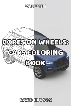 Paperback Cores on Wheels: Cars Coloring Book: Volume 1 [Galician] Book