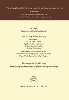 Paperback Planung Und Entwicklung Einer Programmierbaren Digitalen Integrieranlage [German] Book