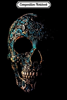 Composition Notebook: Vintage Sugar Antique Skull Day of The Dead s Journal/Notebook Blank Lined Ruled 6x9 100 Pages